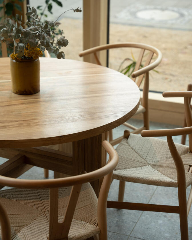 Restaurant interior design and creative direction including custom furniture design and construction by Liam Barwick