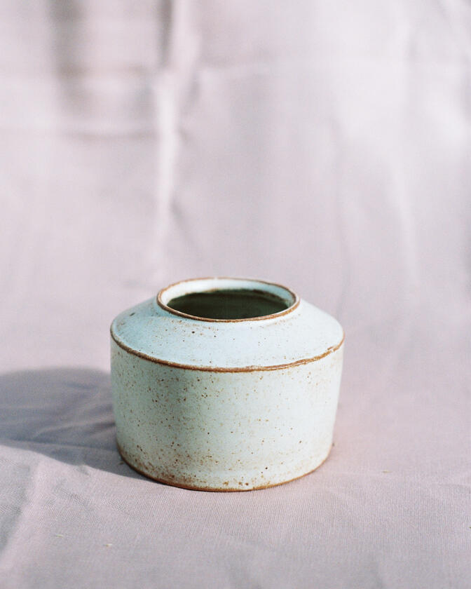 A small ceramic artwork made by Liam Barwick