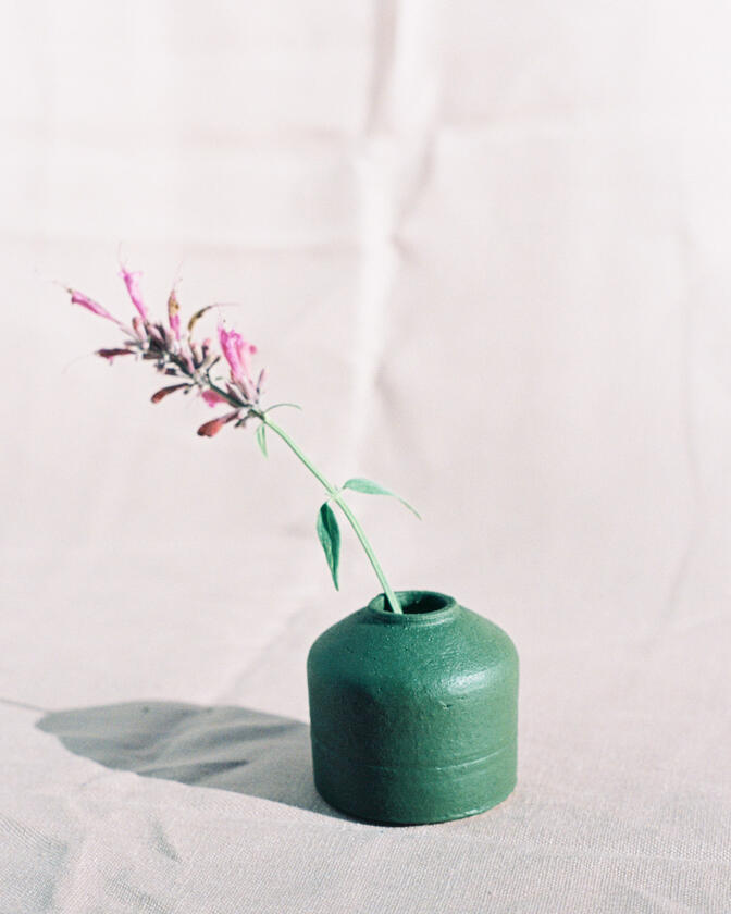 A small ceramic artwork made by Liam Barwick