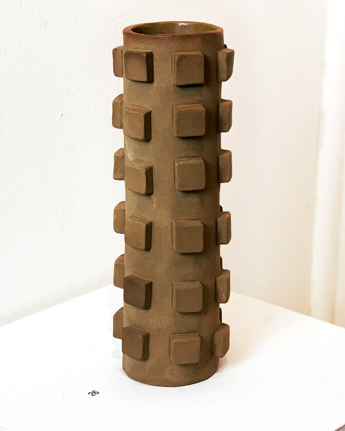 A small ceramic artwork made by Liam Barwick
