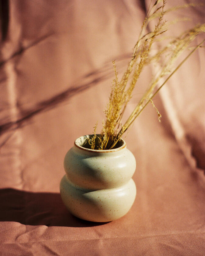 A small ceramic artwork made by Liam Barwick