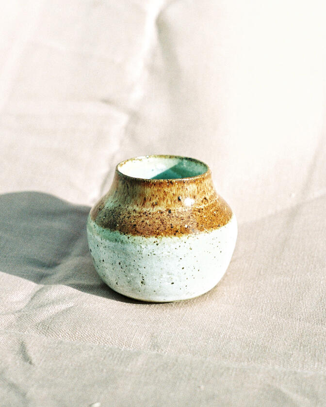 A small ceramic artwork made by Liam Barwick