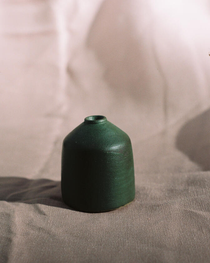 A small ceramic artwork made by Liam Barwick